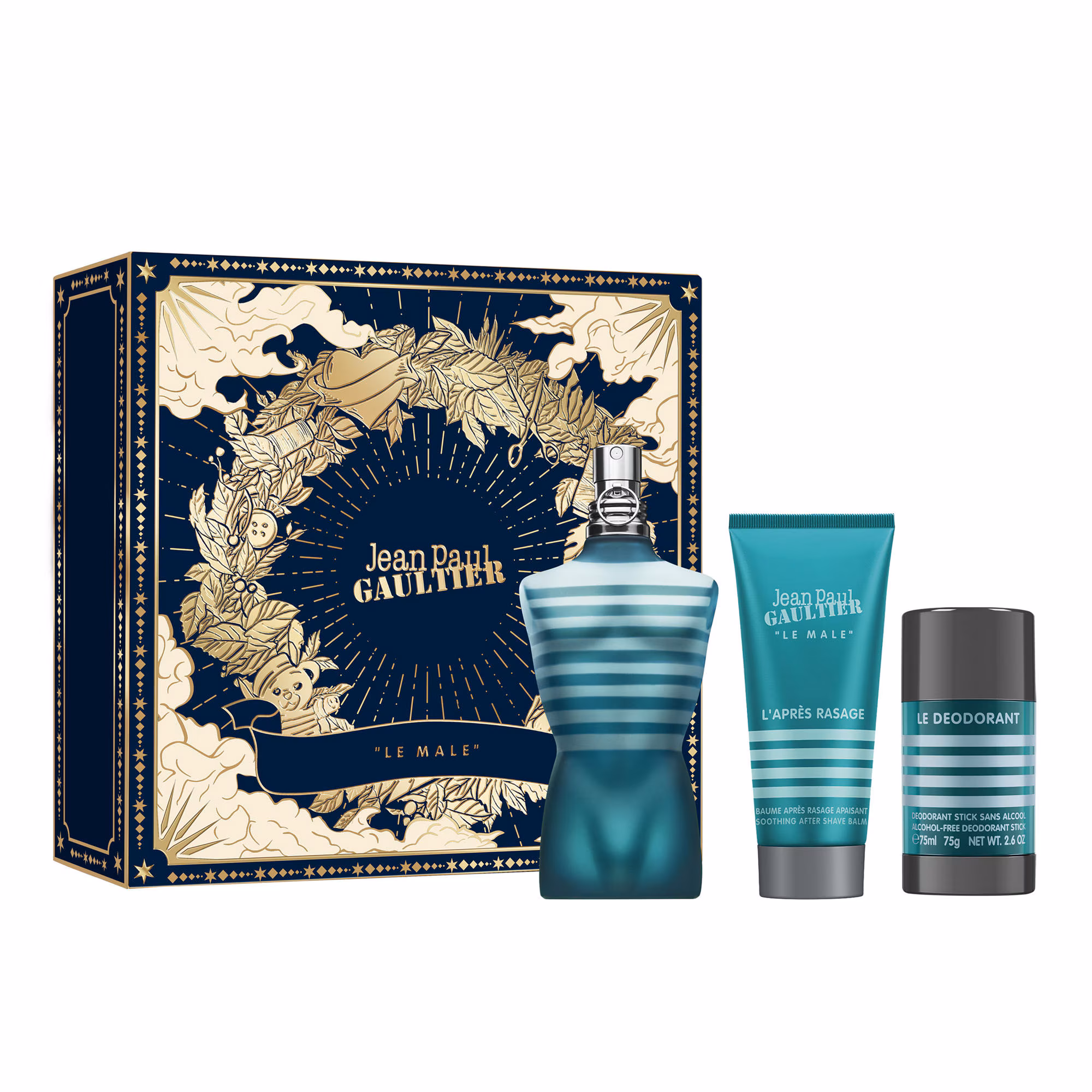 LE MALECoffret - eau de toilette + baume après-rasage + déodorant stick