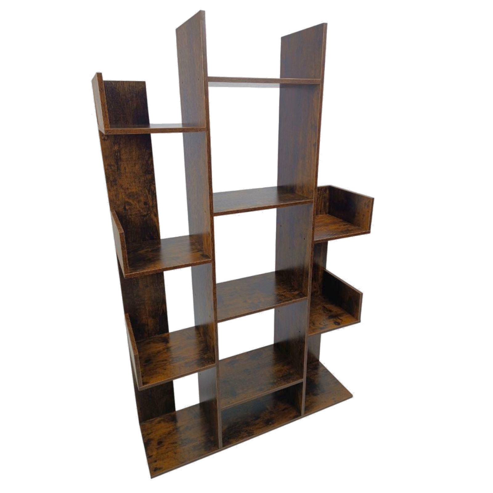 Regał ciemny brąz biblioteczka do salonu pokoju nowoczesna BEGRYF 86x25x140