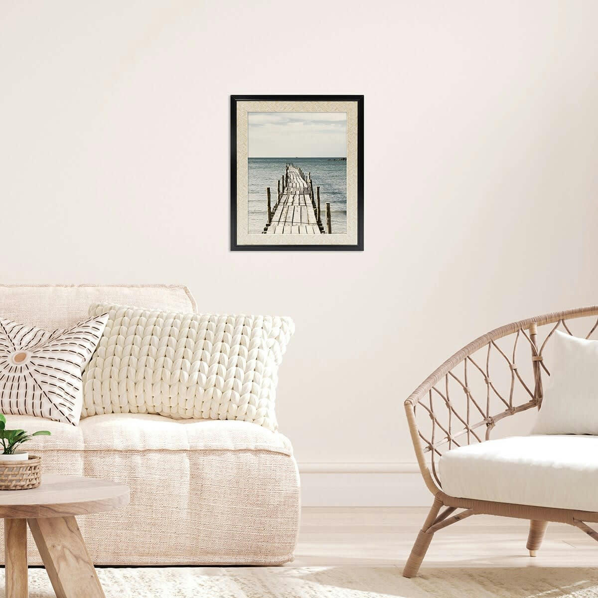 PALMA - Cadre photo noir 24x30 cm résine recyclée