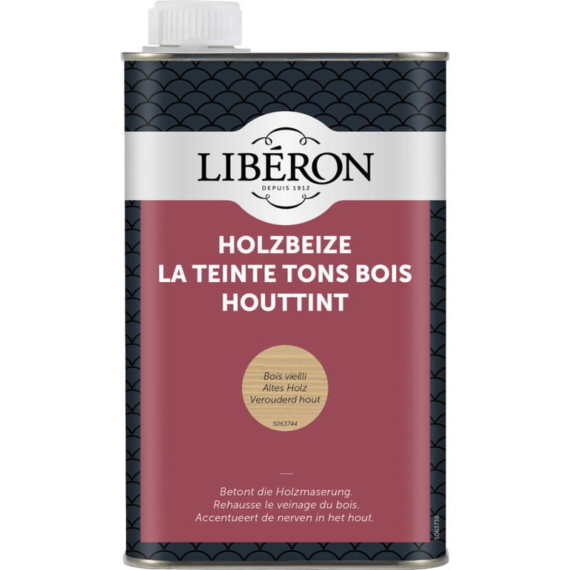 Teinte pour bois bois vieilii 0,5 L LIBERON