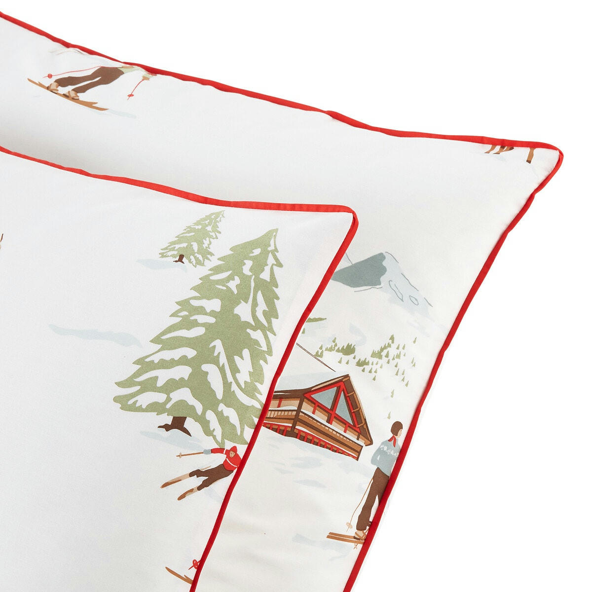 Taie d'oreiller en percale de coton, St Moritz