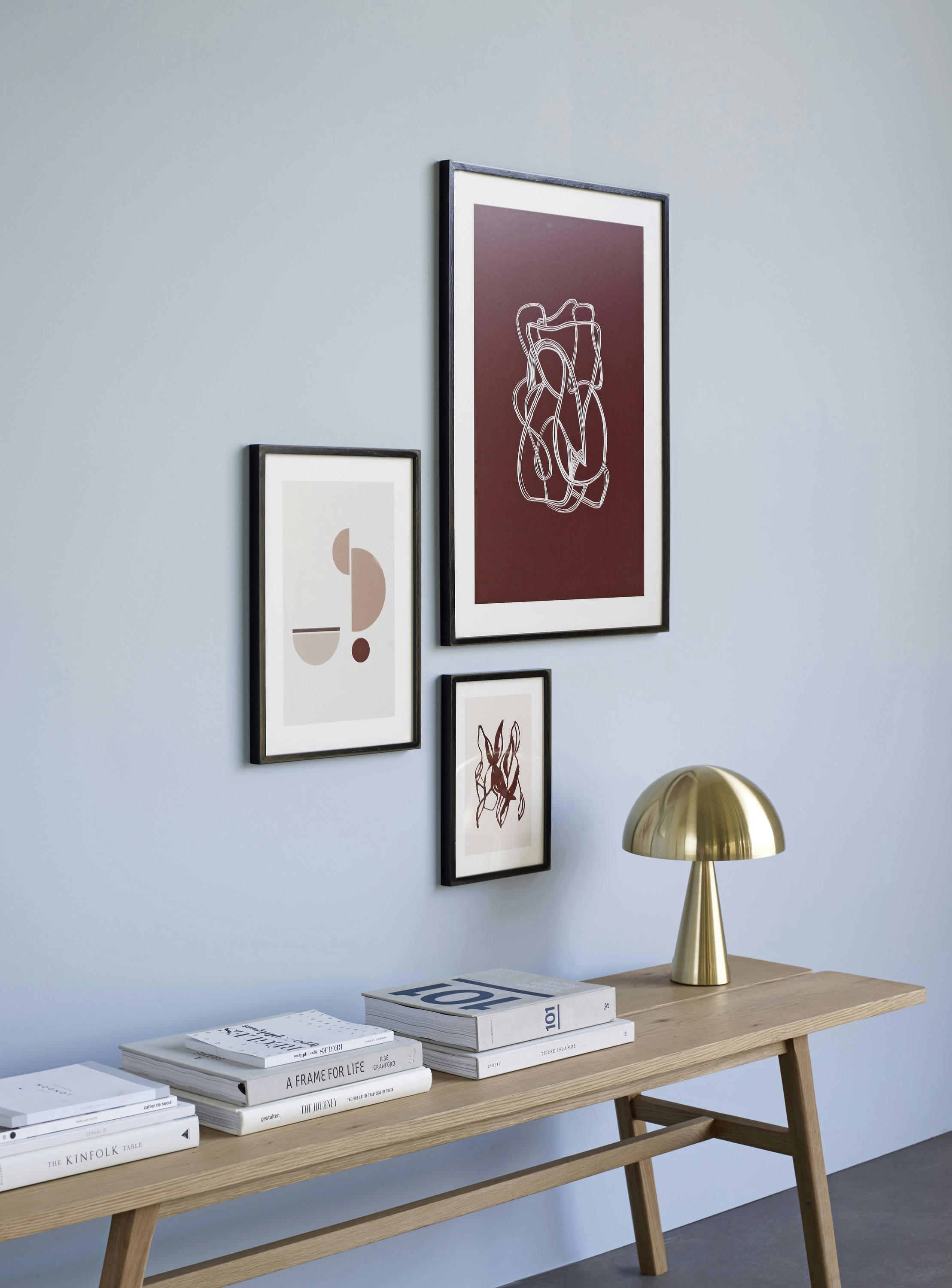 MUSH - Lampe de table en métal or