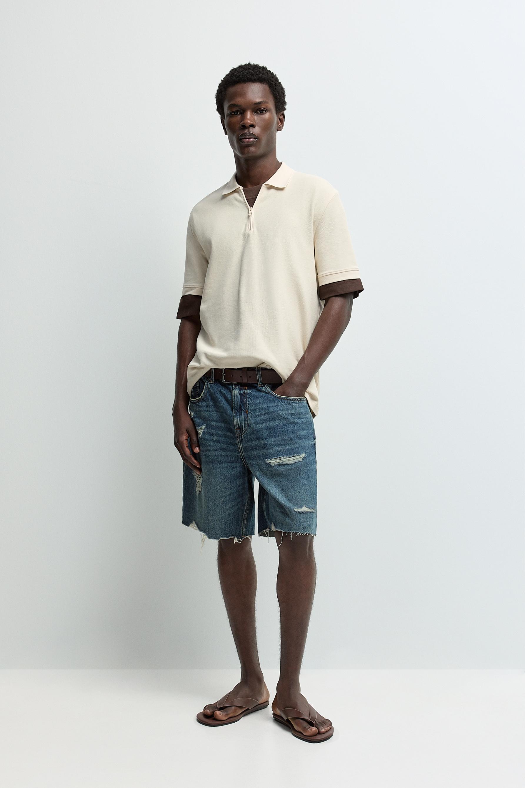 Bermuda denim rotos