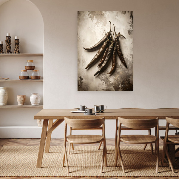 Obraz pionowy do kuchni jadalni restauracji, Papryczki 20x30