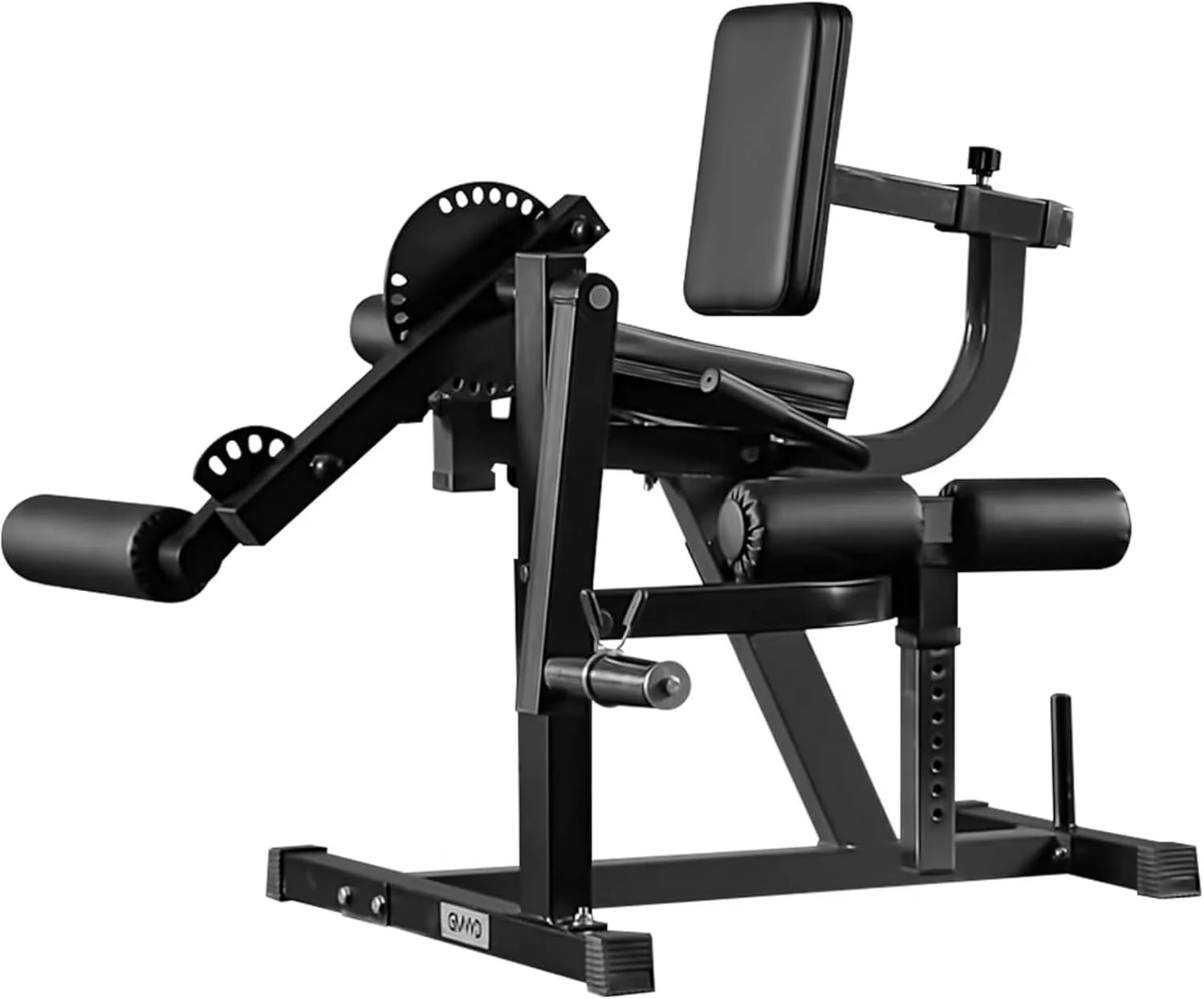 Leg Extension and Curl Machine, Lower Body Special Leg Machine, Adjustable Leg Exercise Bench with Plate Loaded, Leg Rotary Extension for Thigh, Home Gym Weight Machine(Black LE02)