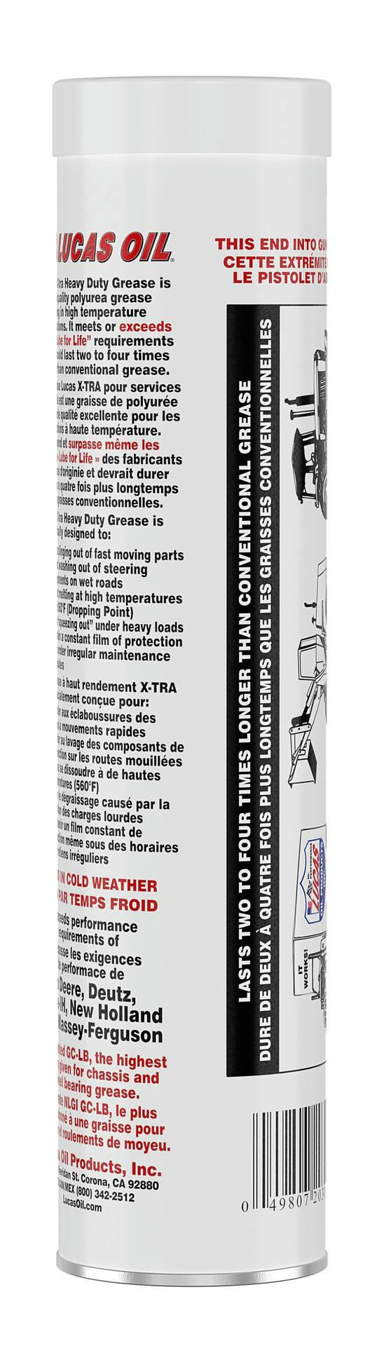 Lucas Oil X-tra Heavy Duty Grease with Extreme Pressure Additive