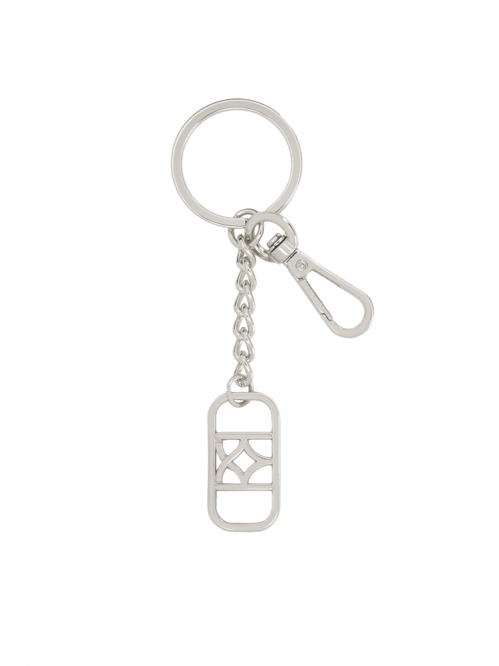 Monogrammed pendant in silver