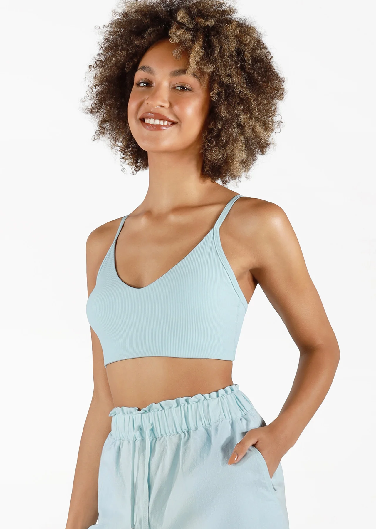 Unwind Ribbed Sports Bra