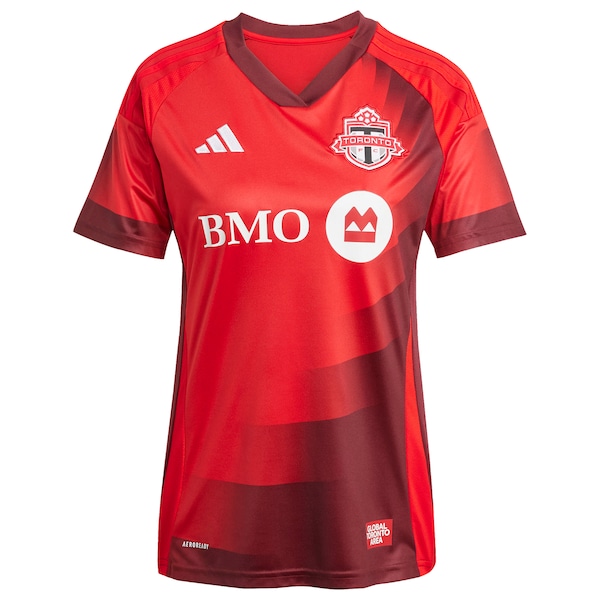 Toronto FC adidas Women's 2025 Club Kit Replica Custom Jersey - Red