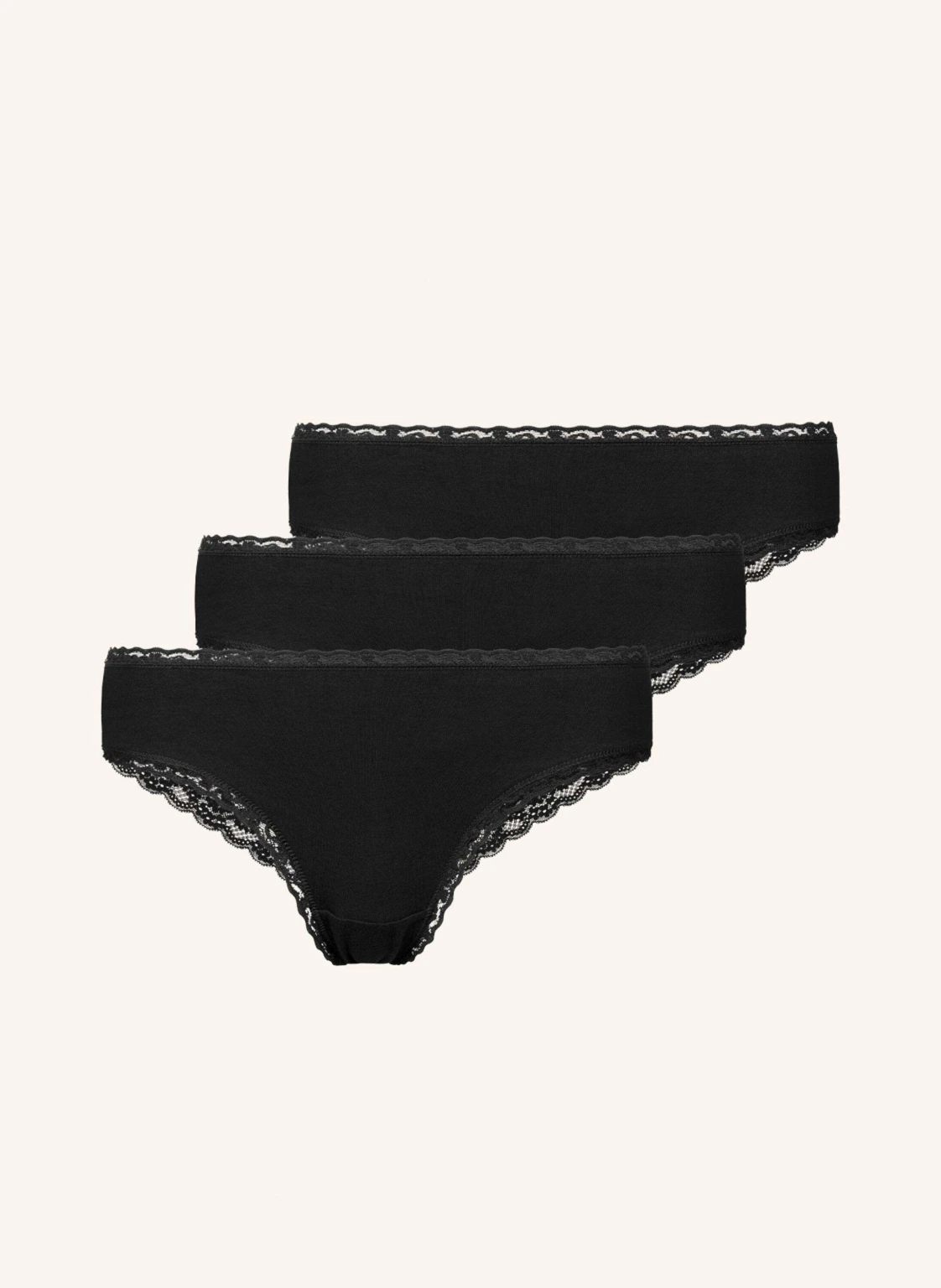 SNOCKS 3er-Pack Brazilian Slips mit Spitze