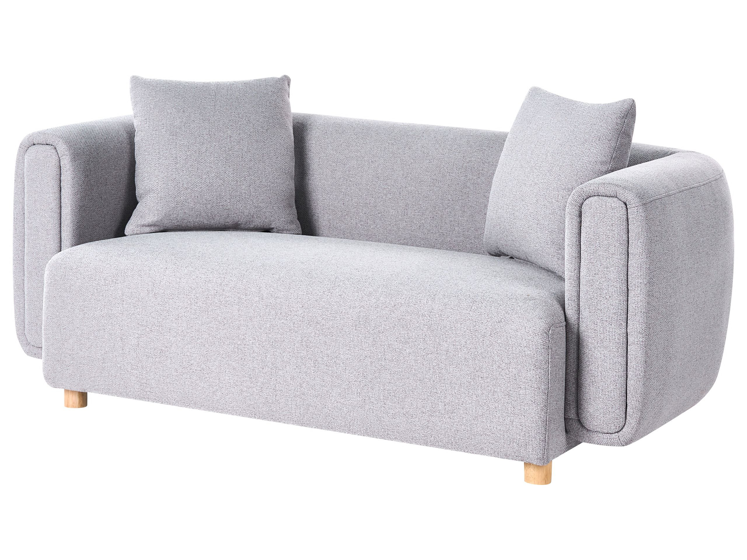 Sofa tapicerowana 2-osobowa szara