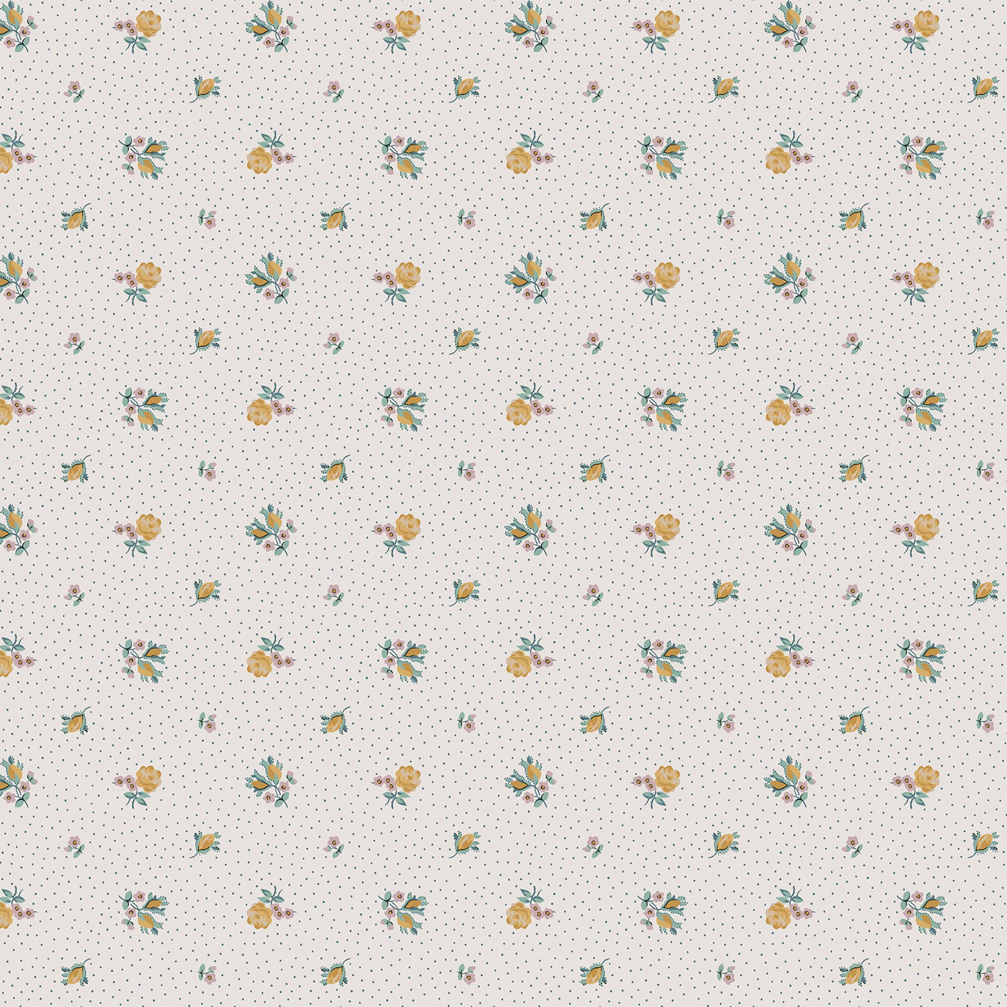 Laura Ashley Vliesbehang Claudias Friend Pale Ochre 10mx52cm