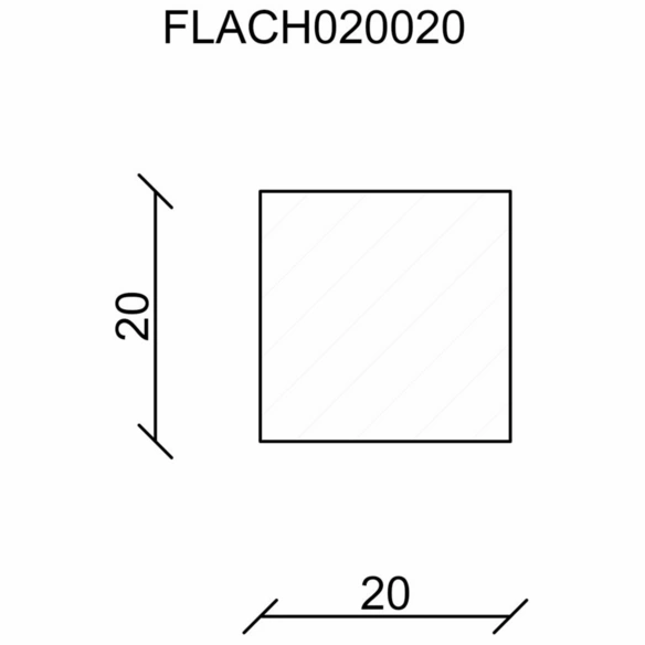 Flachleiste, Kiefernholz natur, LxHxT: 240 x 2 x 2 cm