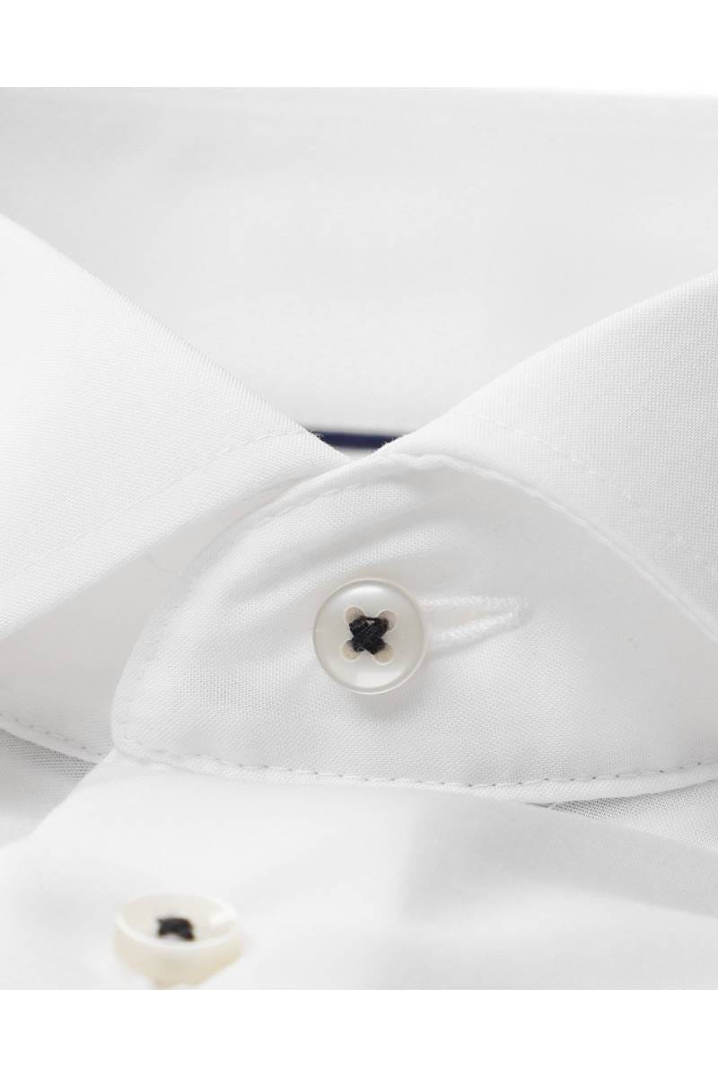 ETERNA Modern Fit Tencel Hemd weiss, Strukturiert