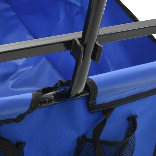 NNEVL Folding Hand Trolley Steel Blue