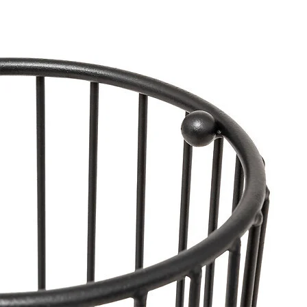 Stojak na parasole metty metalowy czarny w stylu loft
