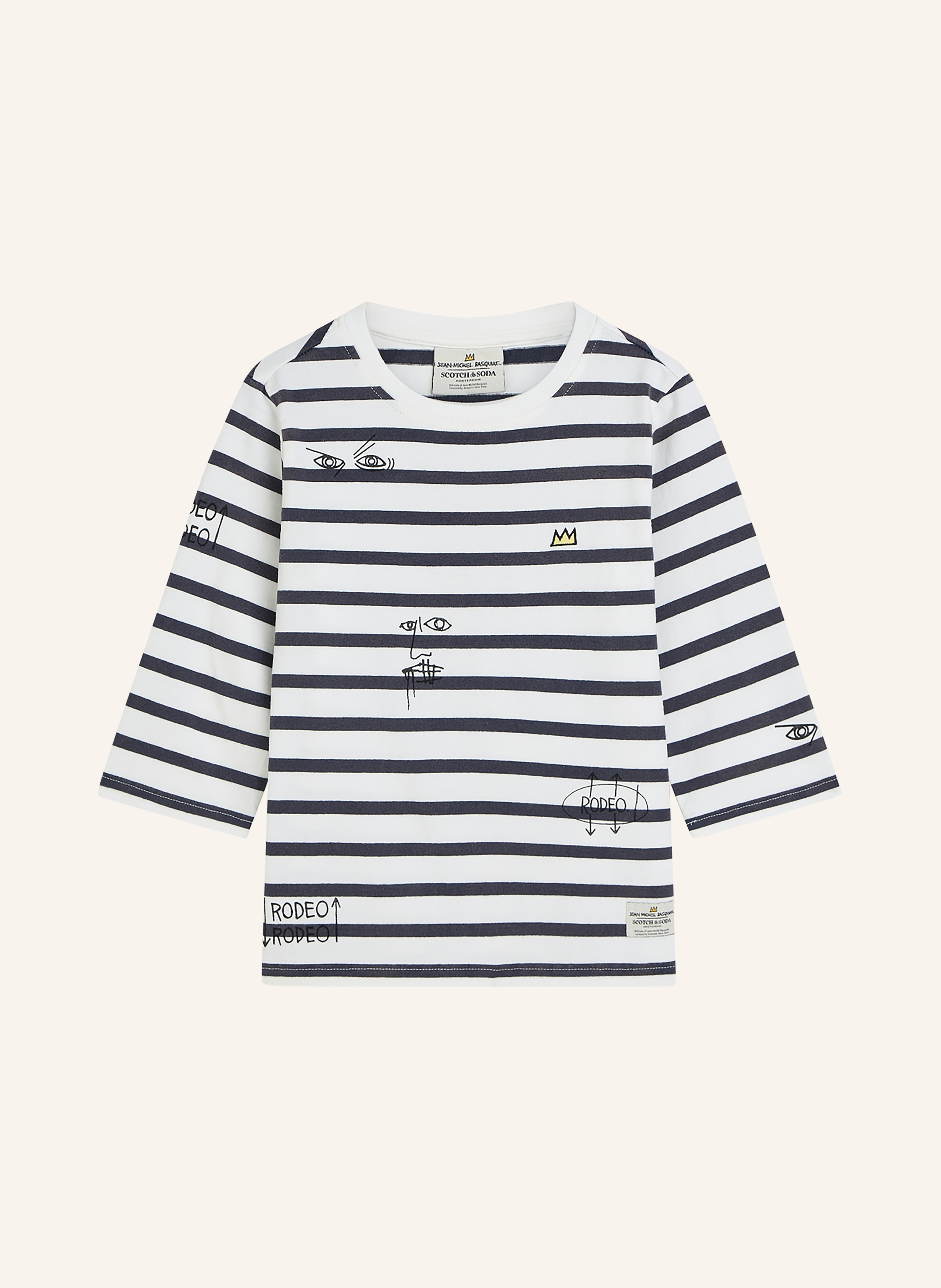 SCOTCH & SODA Shirt mit 3/4-Arm