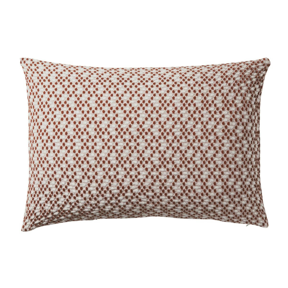 MIRAGE - Coussin en coton tissé orange 40x60
