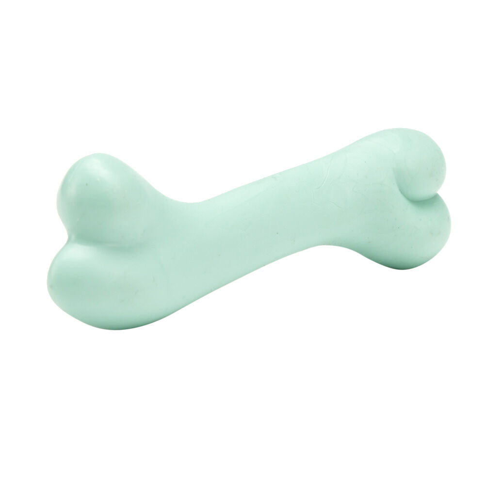 Jouet pour chien caoutchouc forme os L12 cm (3 modèles)