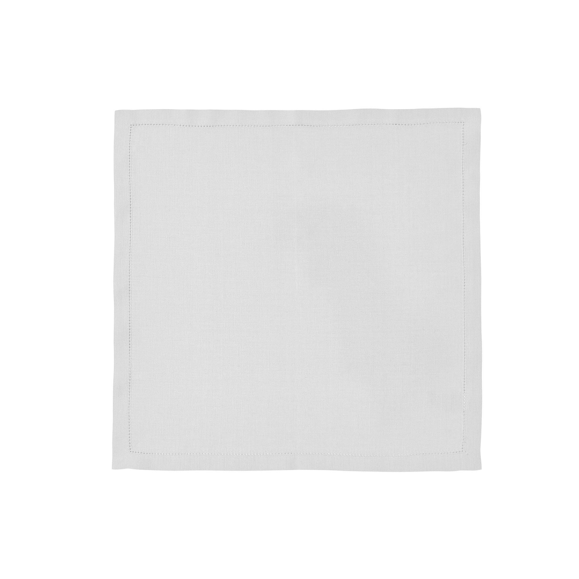 FLORENCE - Serviette de table en lin gris 45x45