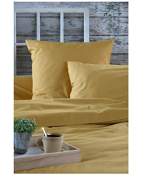 1 Taie d'oreiller percale de coton uni Elysee