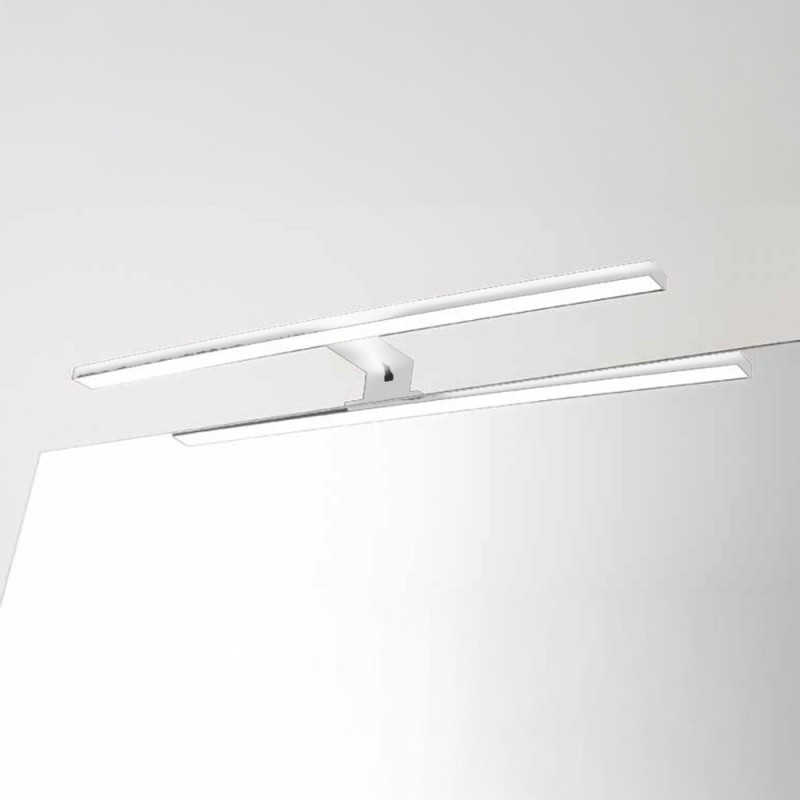 Applique LED de salle de bain Yuma chrome 5 W THYS