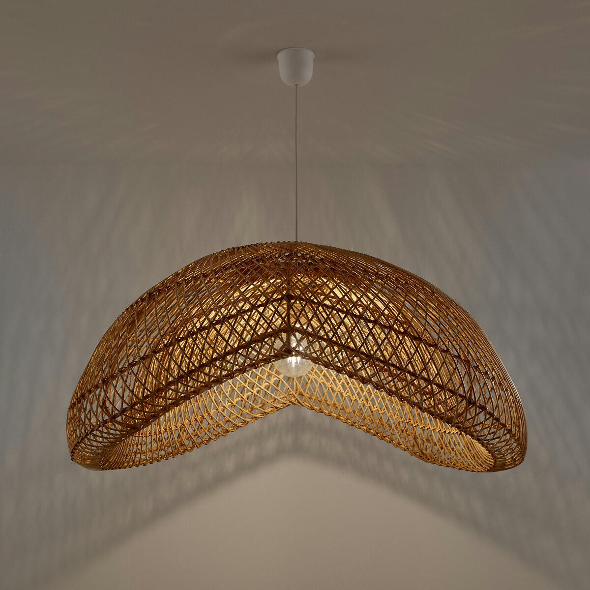 Suspension en rotin Ø81 cm, Kirana