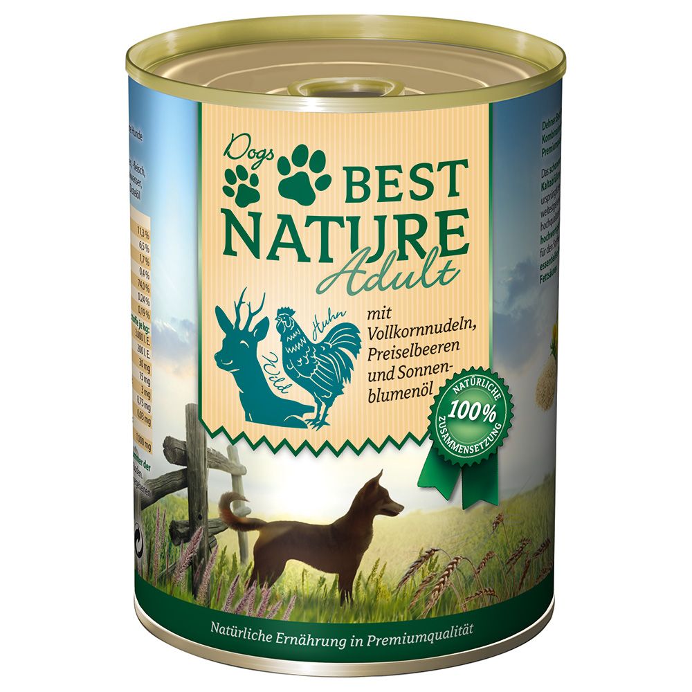 Best Nature Dog Adult Saver Pack 12 x 400g