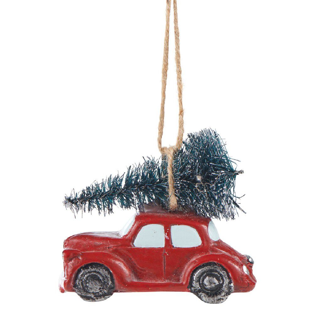 Voiture et son sapin à suspendre