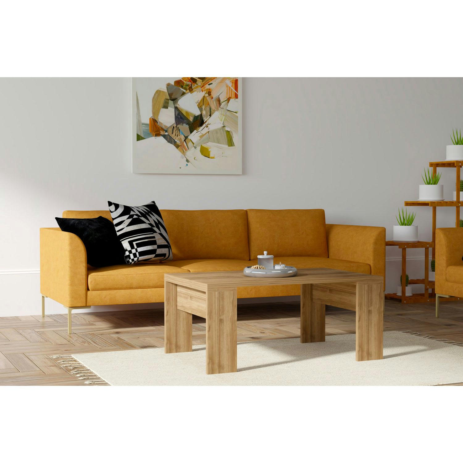 PRIDA - Table basse marron