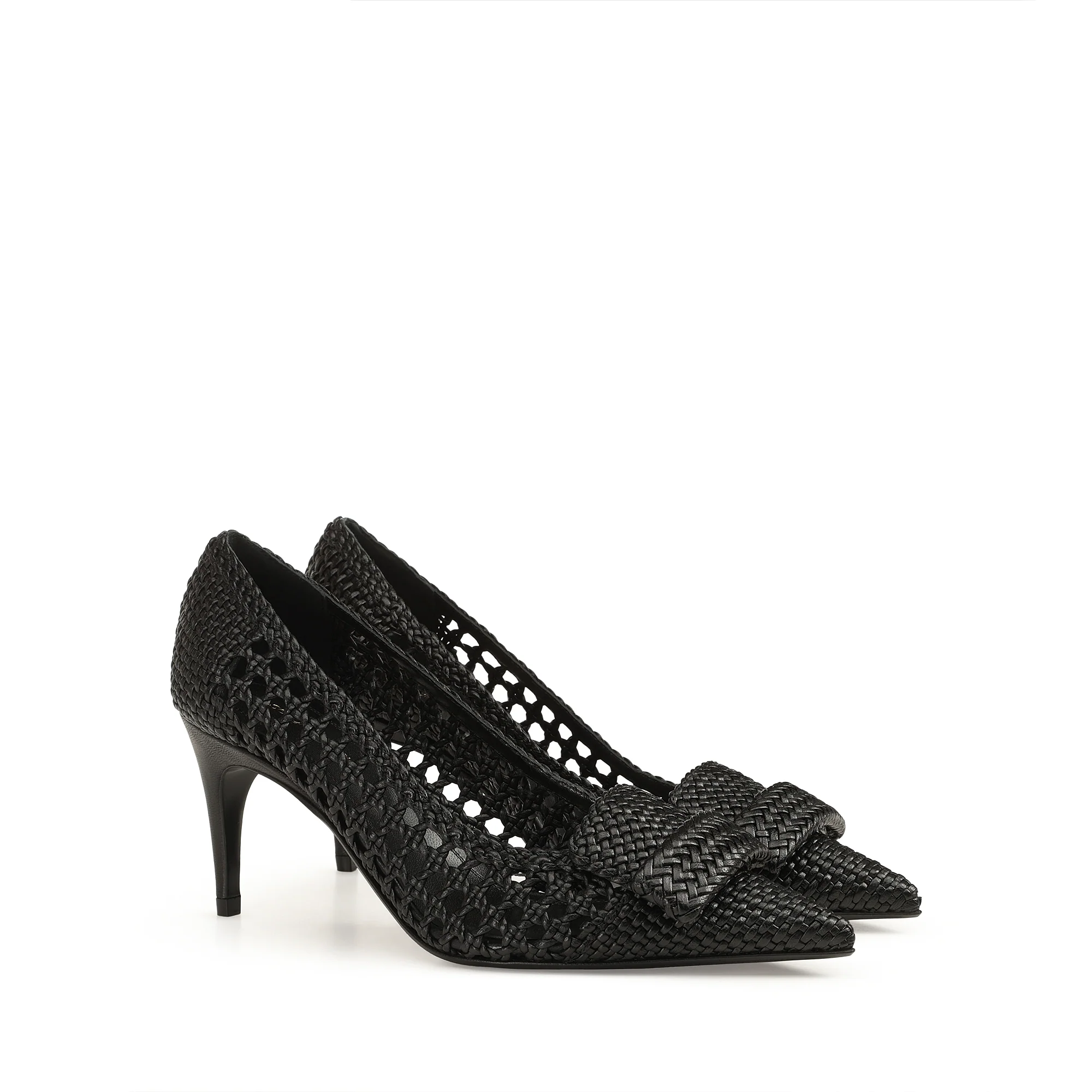 sr1 Braid Décolleté - Nero