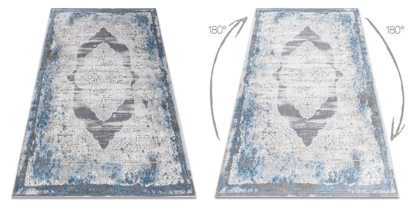 Dywan NOBLE nowoczesny9479 63 Ornament vintage przecierany - 120x170 cm
