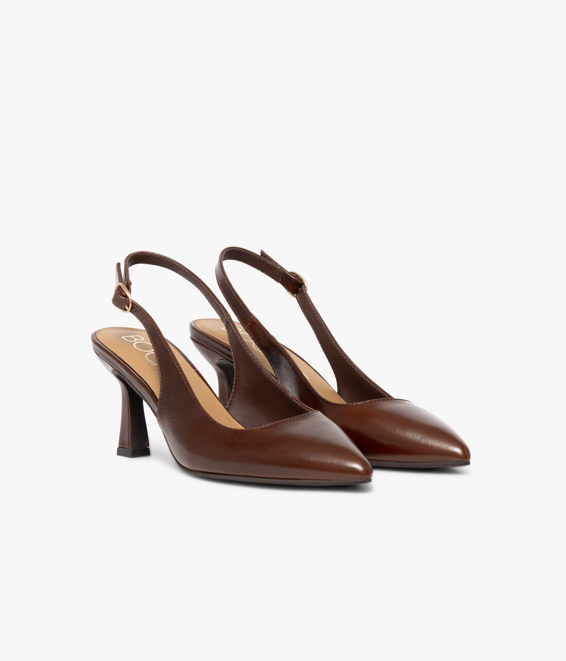Escarpin Slingback Delphie chocolat