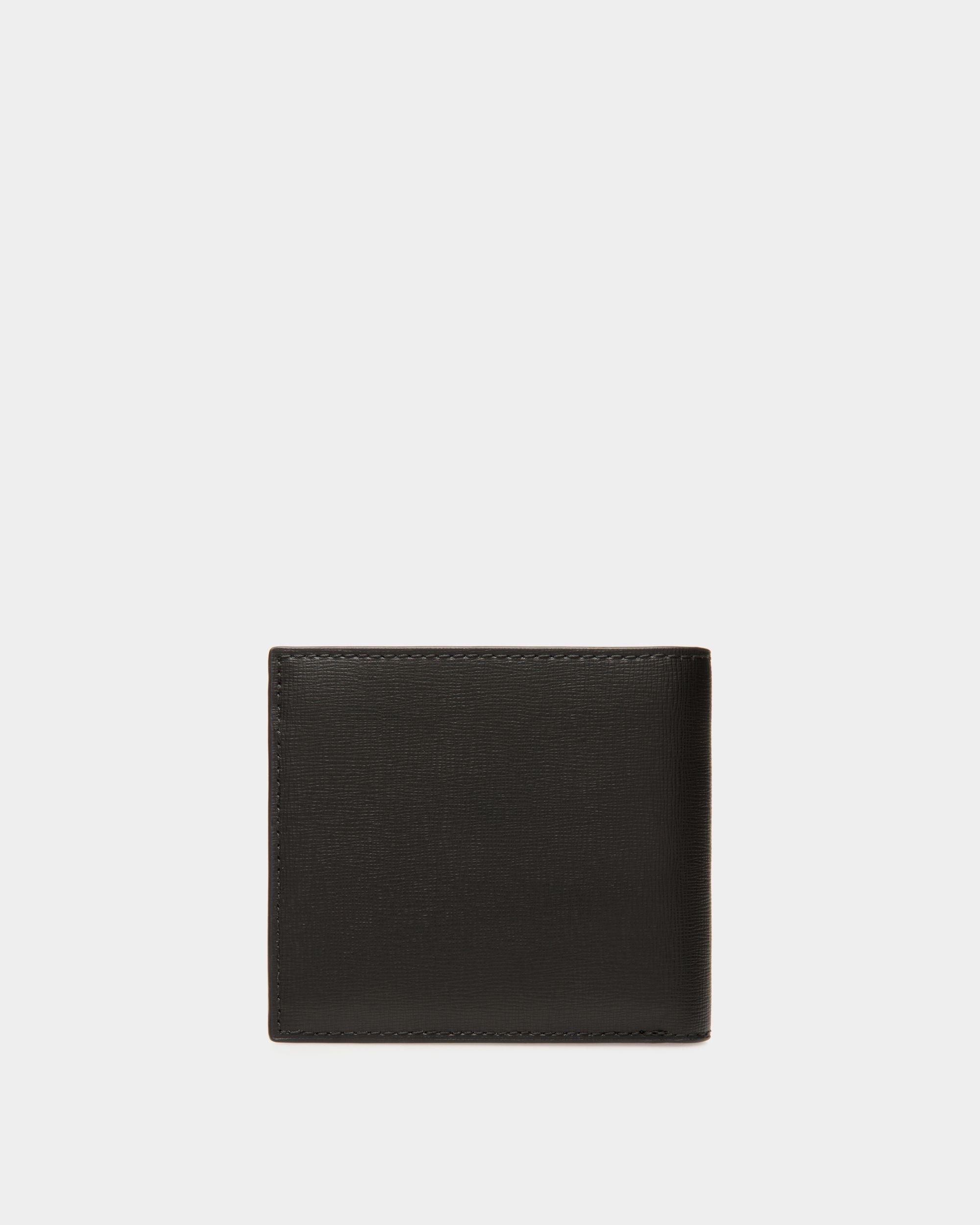 Mythos Zweiteilige Brieftasche Aus Recyceltem Leder In Schwarz