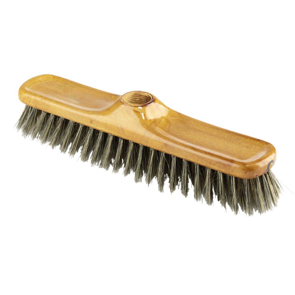 Tête de balai en bois et fibres de soie