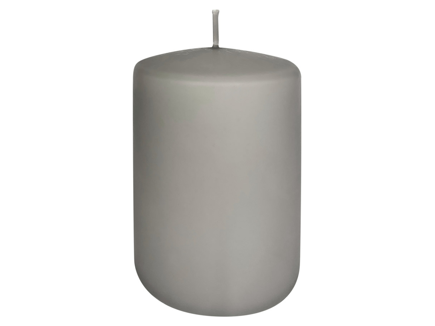 Świeca pieńkowa Classic 10 cm szara