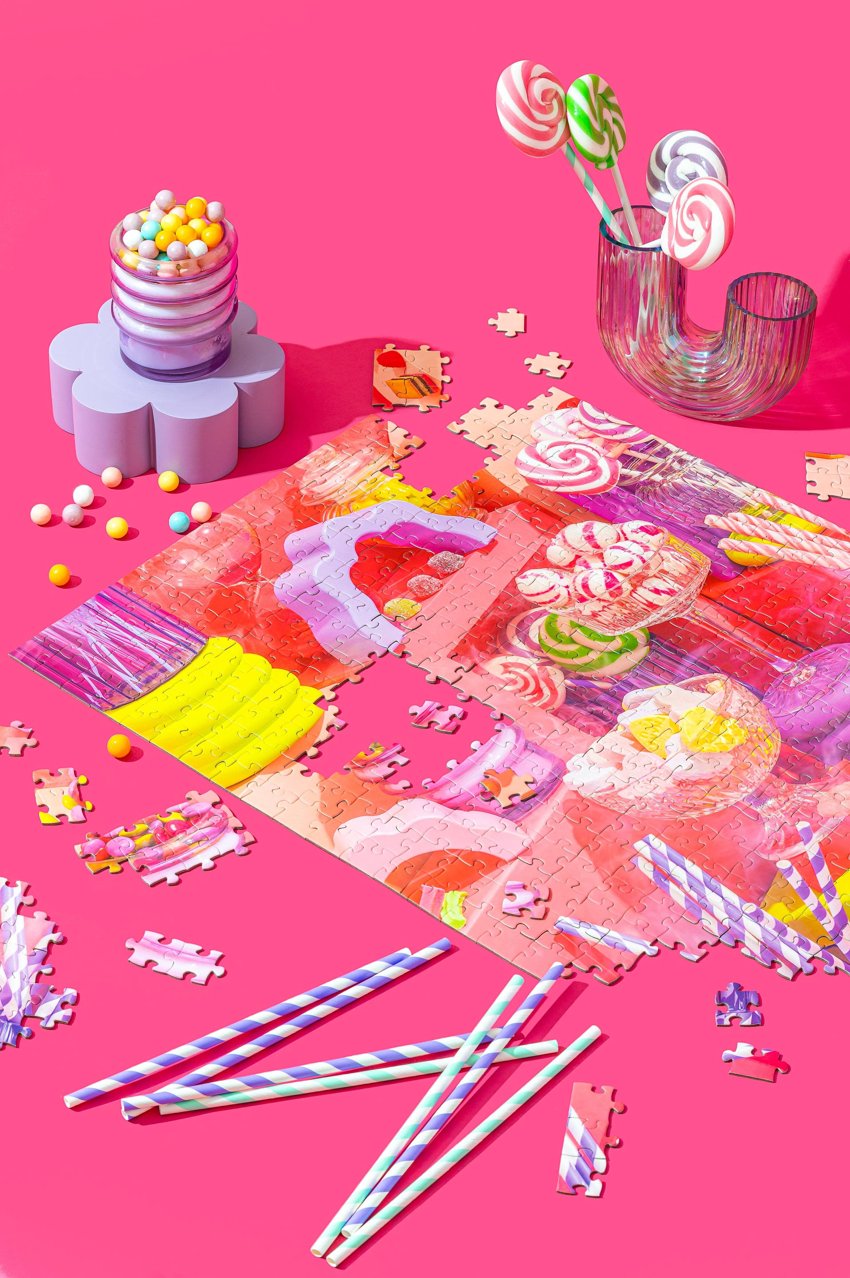 Sweet Dreams 500 Piece Jigsaw Puzzle Game w/ Canvas Bag
