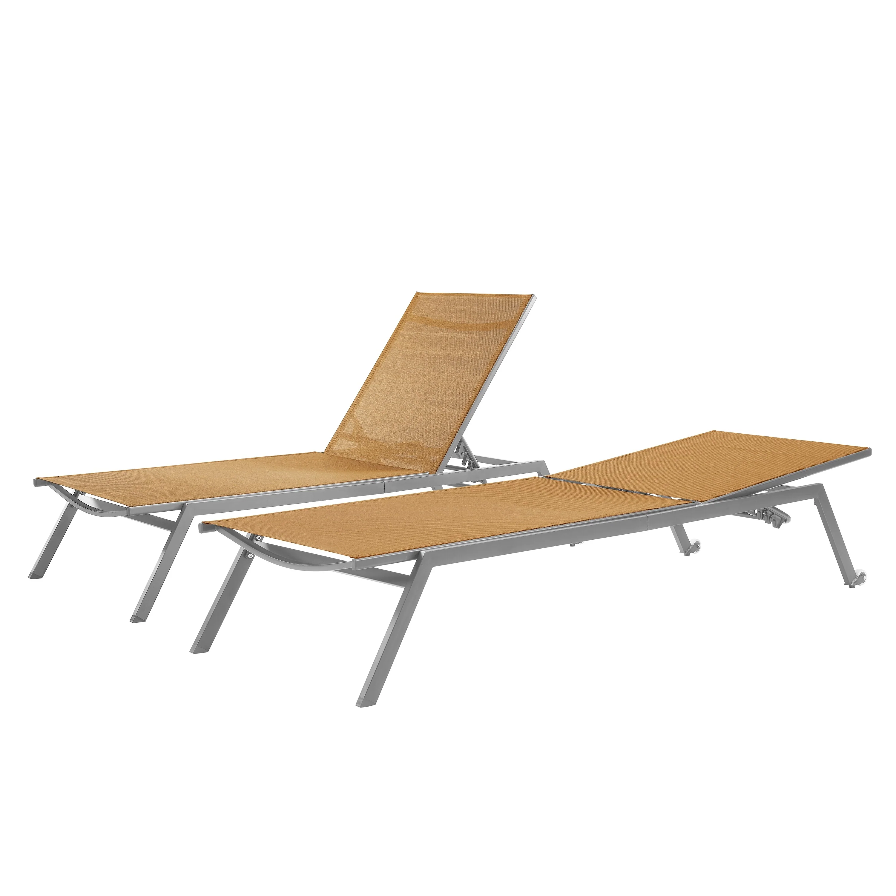 Corvus Torino Adjustable Sling Fabric Patio Chaise Lounge