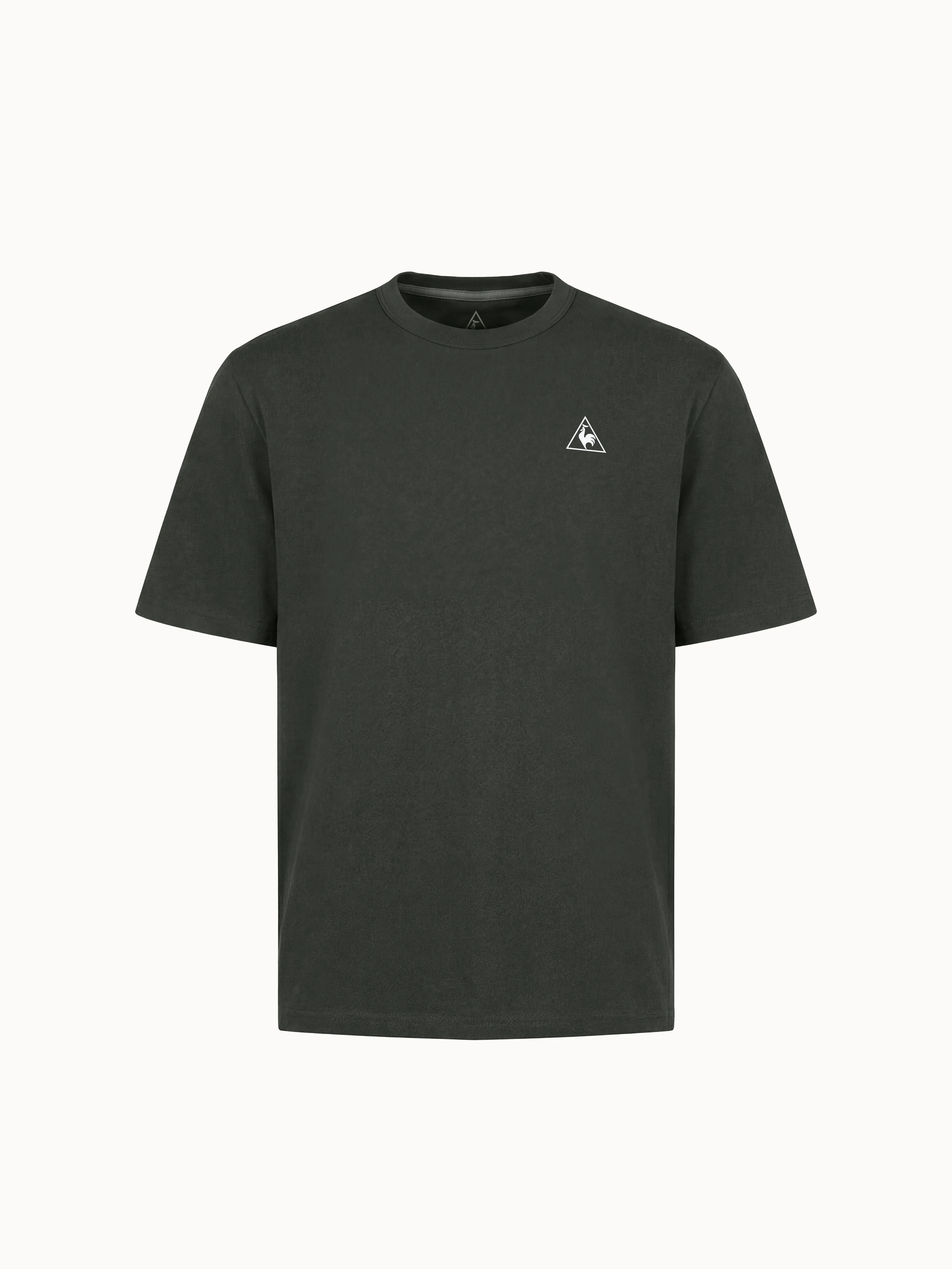 T-shirt oversize en jersey de coton et logo triangle