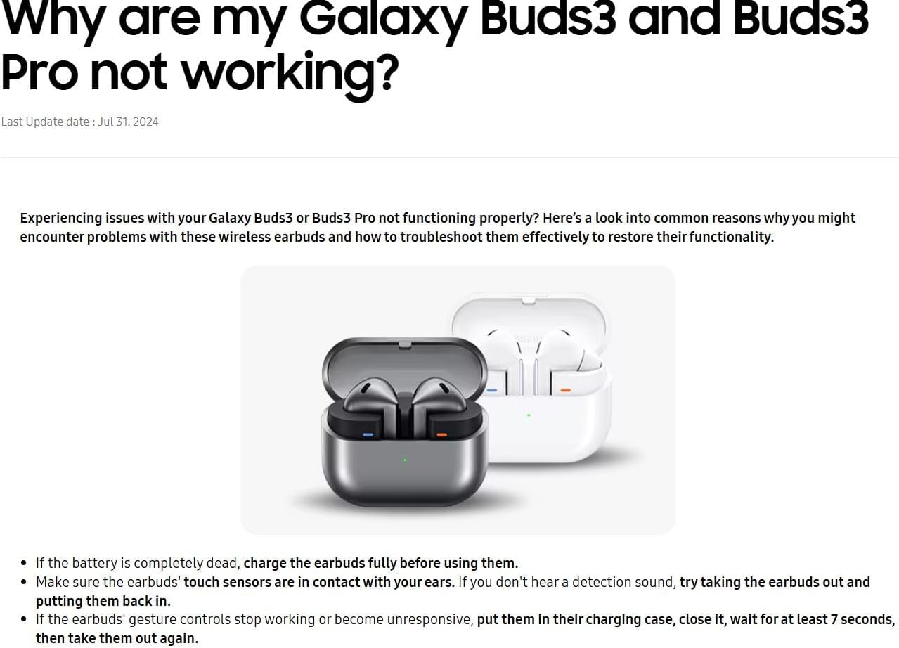 Samsung Galaxy Buds 3 Pro AI True Wireless Bluetooth Earbuds