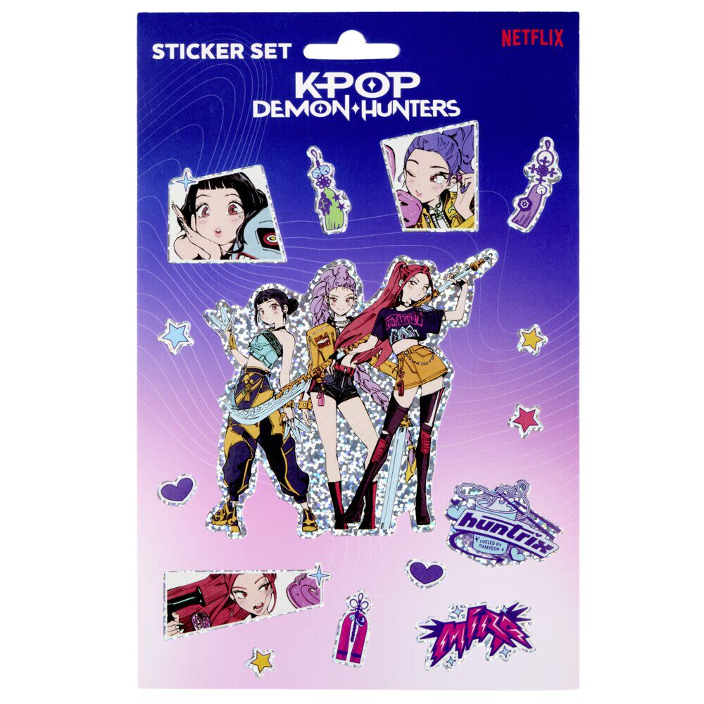 Accessoires papeterie 6 pièces Kpop Demon Hunters