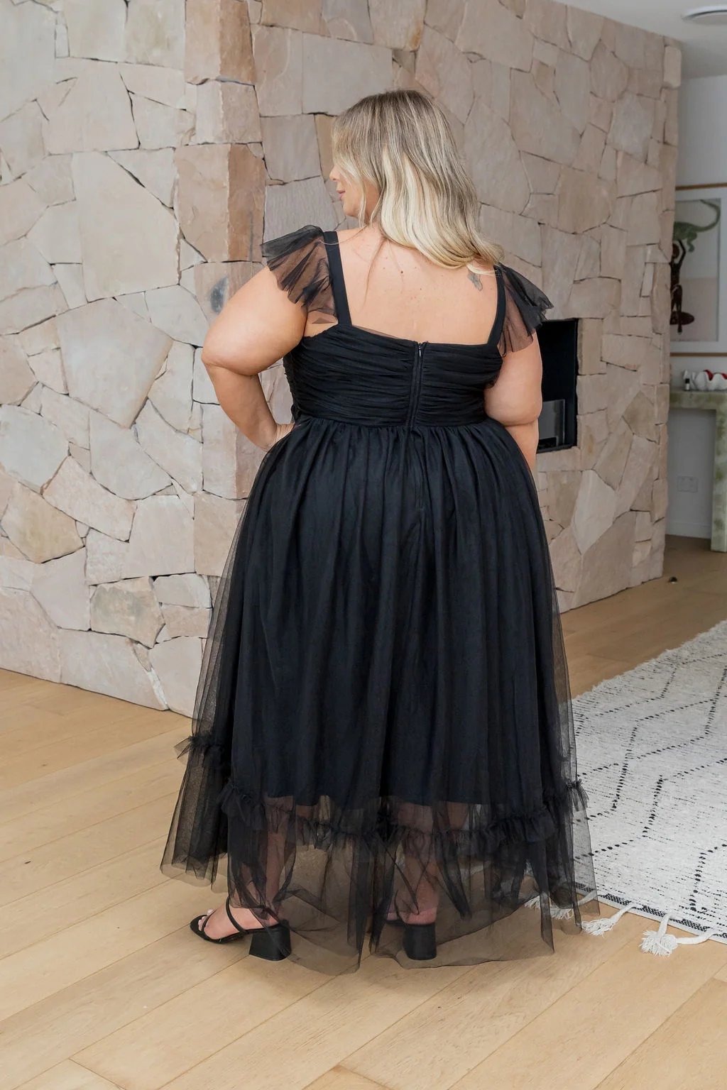 Princess Maxi Dress in Black