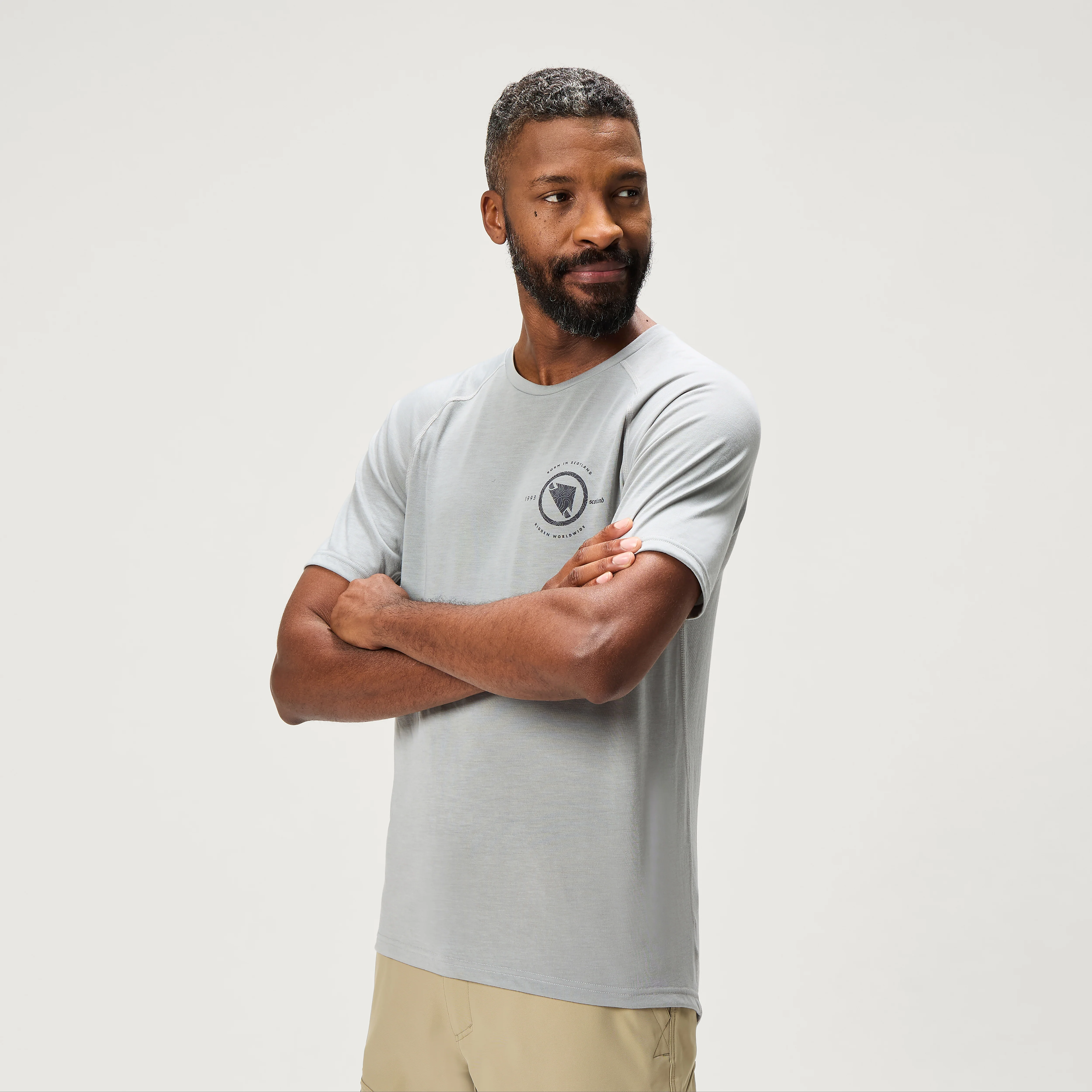 Men's Loop S/S Tech Tee - Dreich Grey