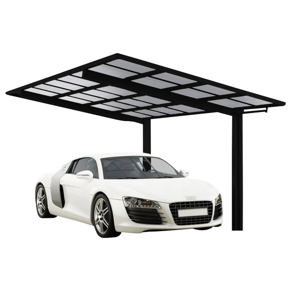 Einzelcarport »Linea«, Typ 80, Außenmaß BxT: 272,6 x 495,4 cm, schwarz