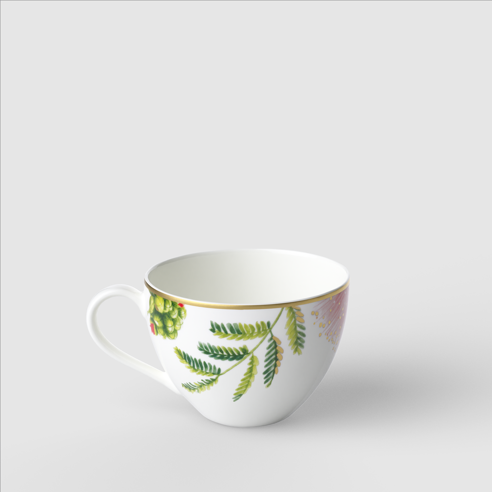 Amazonia Coffee cup - Multi-colored, 5.1 oz, Premium Bone Porcelain
