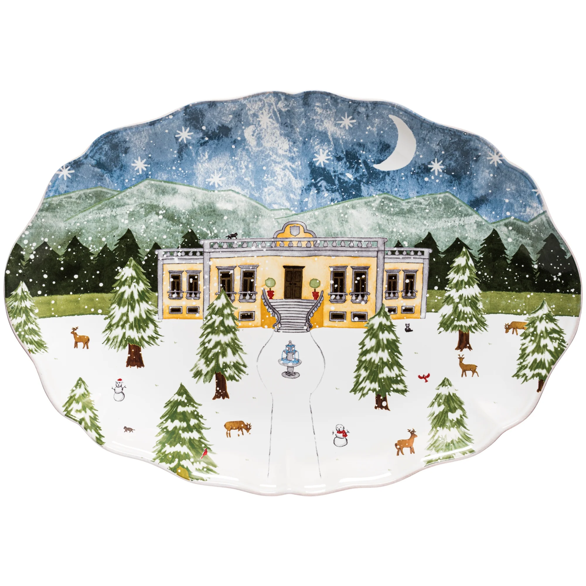 Large Oval Platter 50 The Nutcracker, Casafina by COSTA NOVA