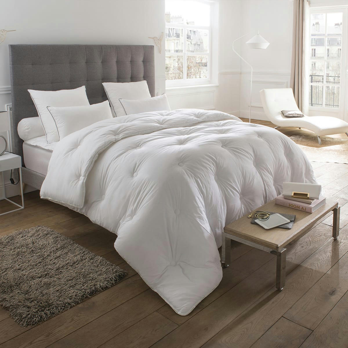 - Couette Angeline Protect total  - TEMPEREE 200x200 cm - Drouault