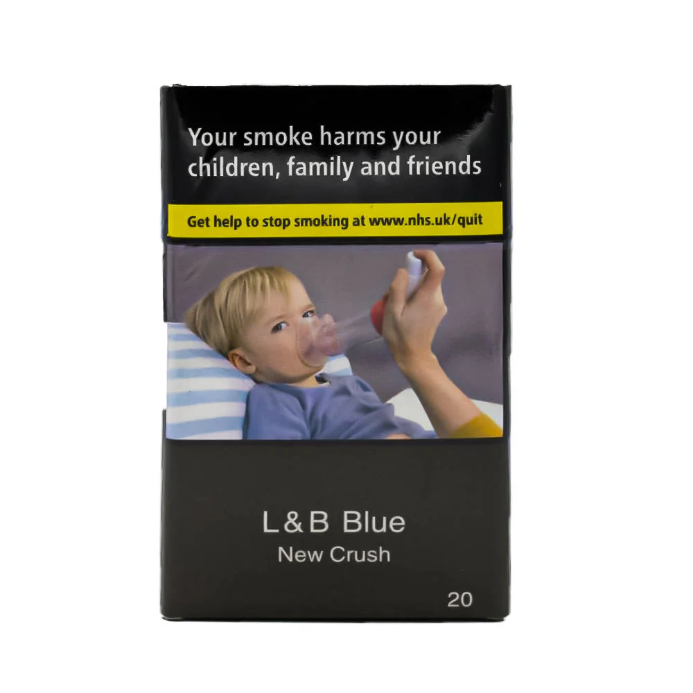 L&B Blue New Crush FUSION 20s Cigarettes