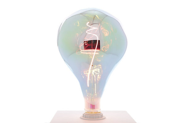 Ampoule LED à filament boucle E27 40lm 4W blanc chaud ⌀16,5cm bleu