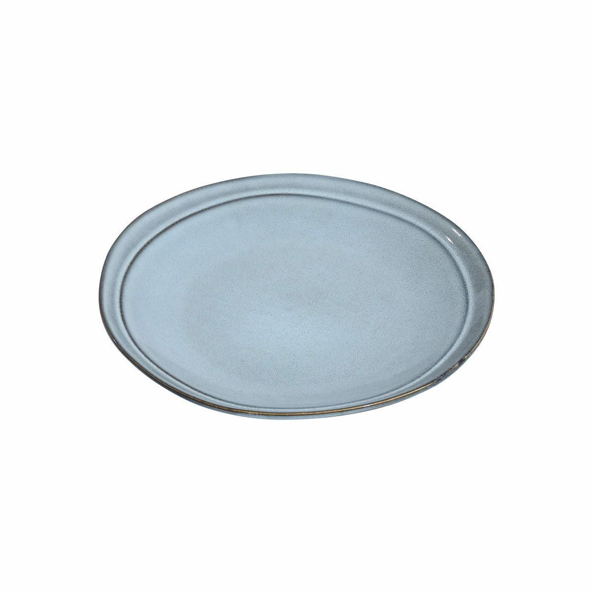 Talerz Deline Pacific 21 cm kamionkowy niebieski deserowy mały